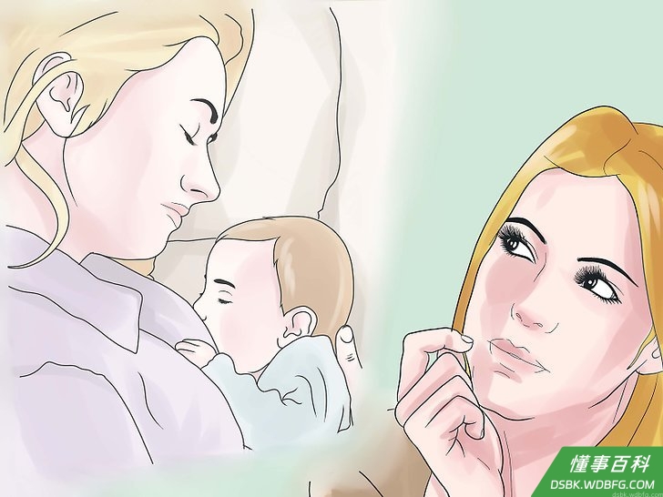 Step 2 考虑让宝宝躺在自己身边，你是不是可以睡得更久些。