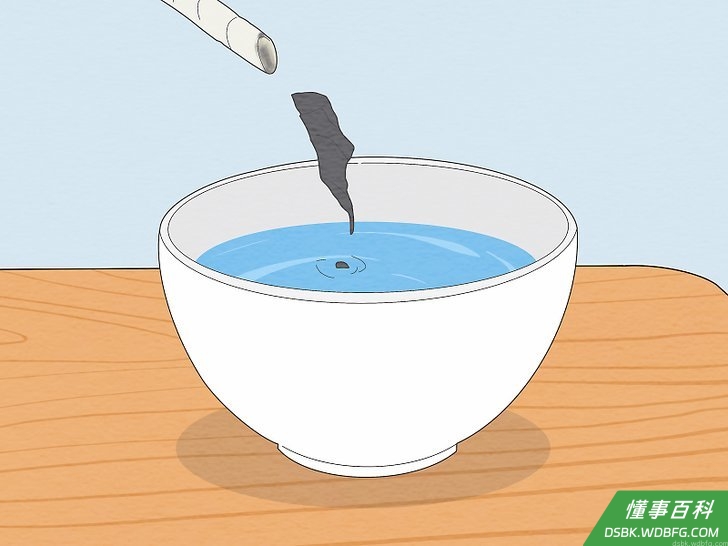 Step 12 每烧5厘米，剪一次耳烛。