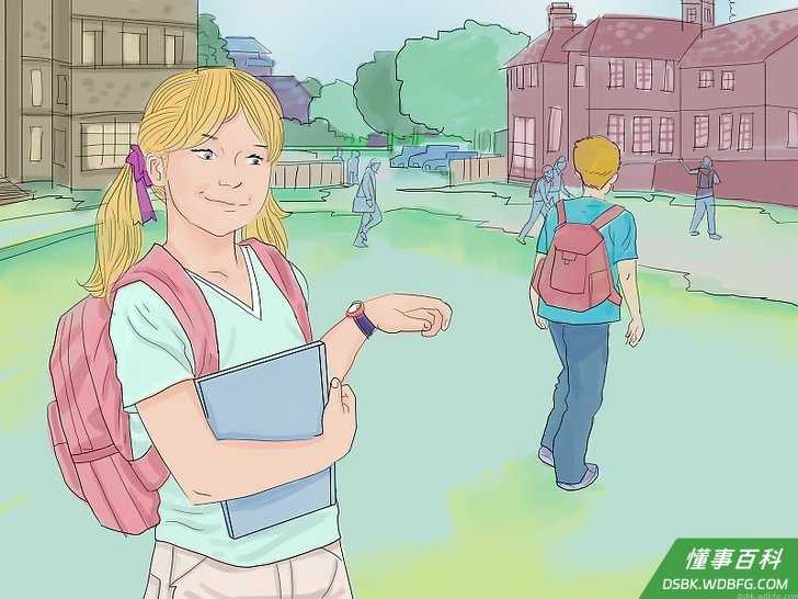 Step 4 至少提前十五分钟到学校。