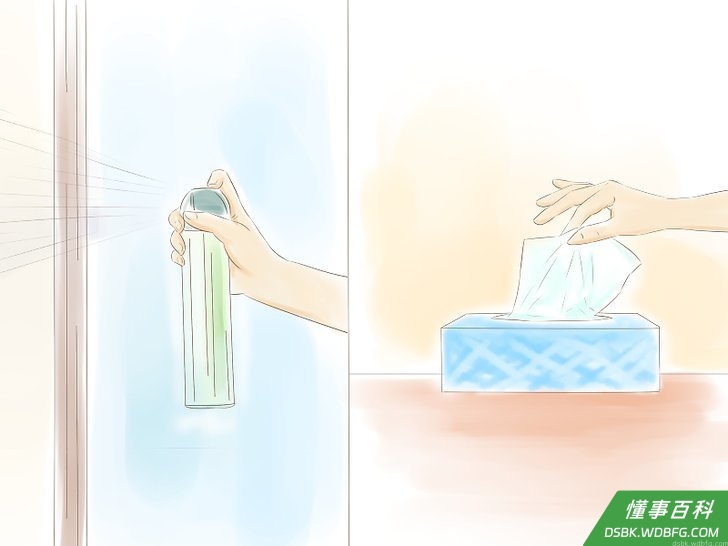 Step 7 在访客到来前点燃蜡烛，喷些空气清新剂，摆放好洗手液，纸巾盒等物品，最重要的是打扮好自己。...