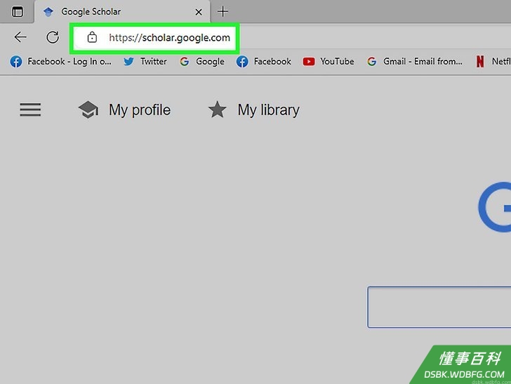 Step 4 使用Google Scholar搜索学术论文。