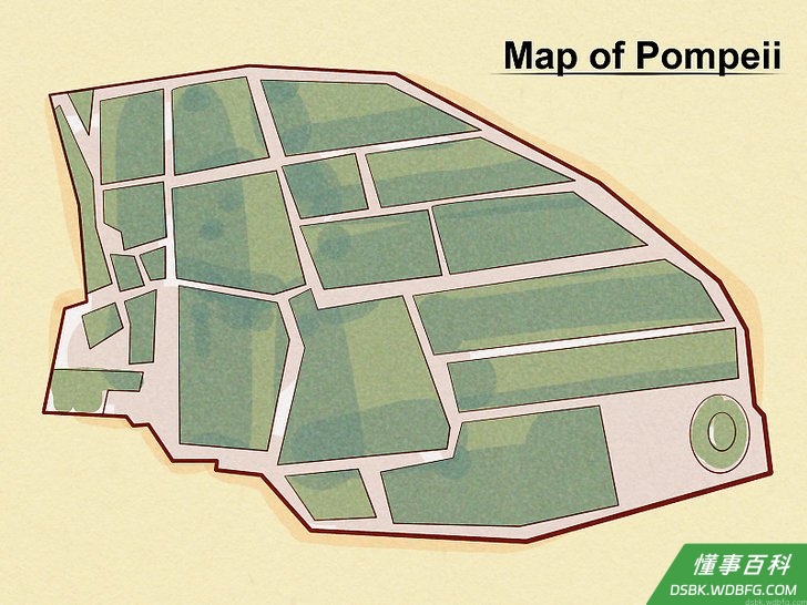 Step 2 使用景区提供的庞贝地图。