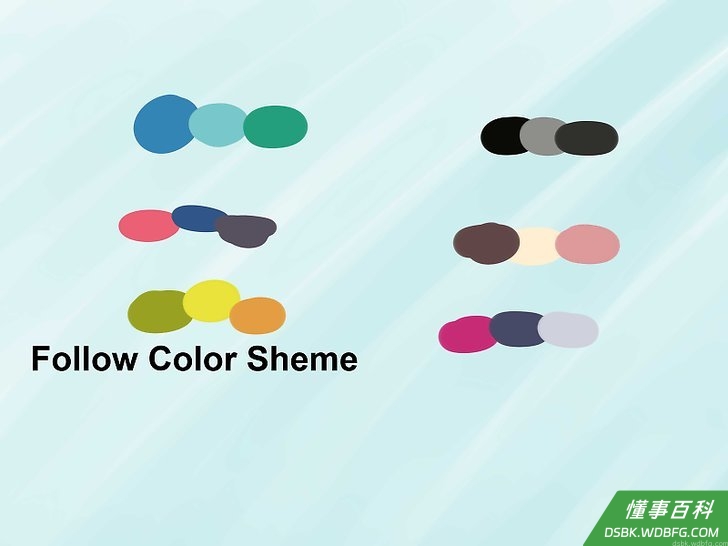 Step 2 选择色彩方案。