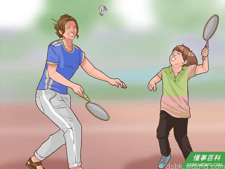 Step 1 和弟弟妹妹出去玩。