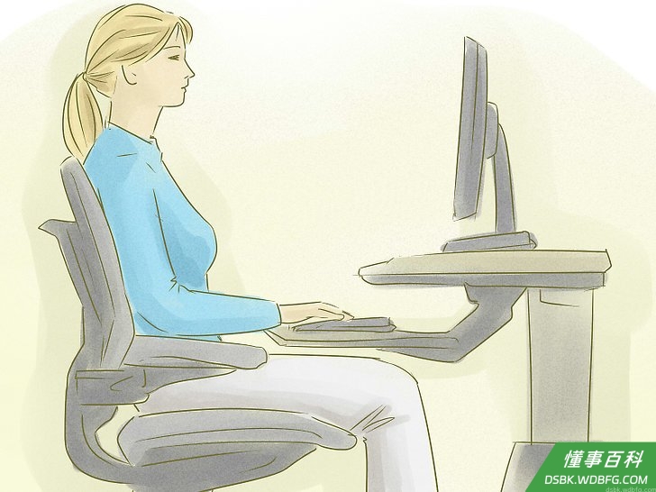 Step 1 保持良好坐姿。