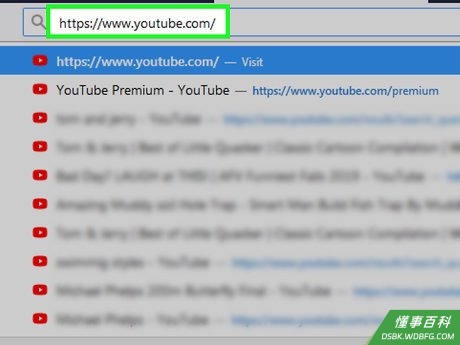 Step 2 打开YouTube。