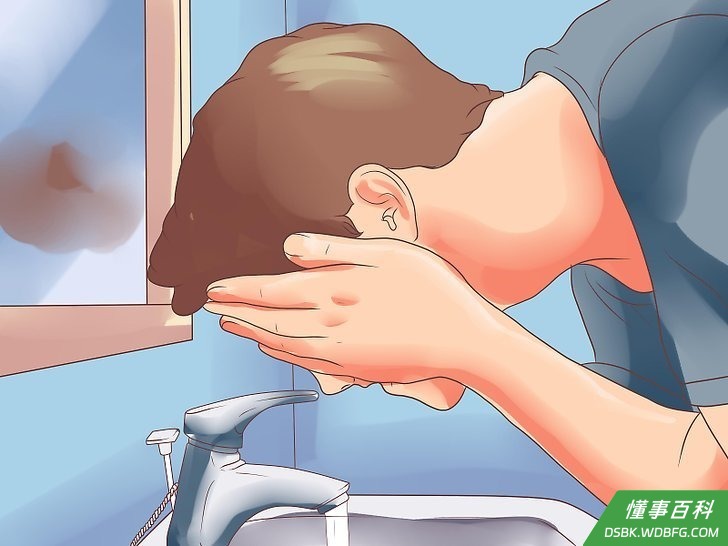 Step 1 用冷水拍脸。