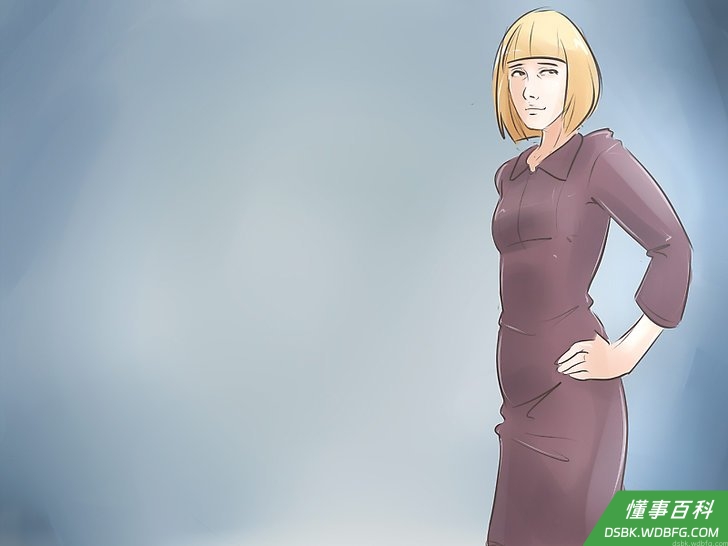 Step 4 可以考虑穿裙子（女士）。