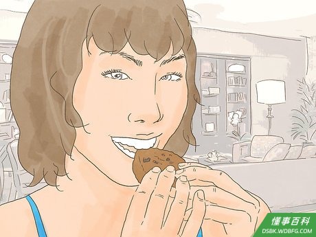 Step 6 在两餐之间补充一些健康的零食。