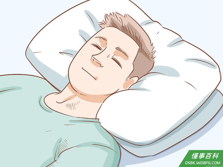 Step 5 躺下时抬高头部，以缓解鼻塞。