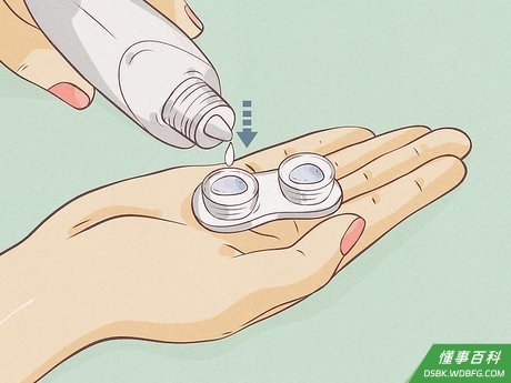Step 6 保持隐形眼镜清洁。