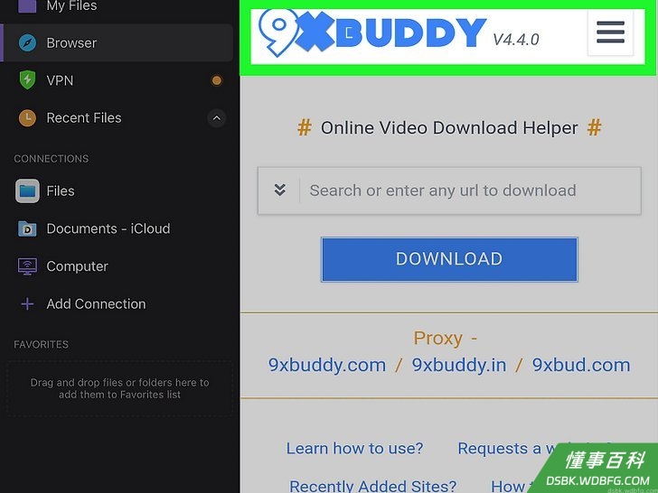 Step 8 在浏览器中访问 https://9xbuddy.org/en-1av 。...
