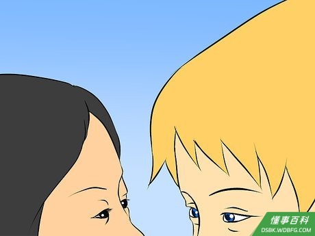 Step 3 保持眼神接触。