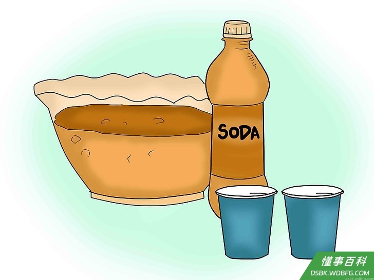 Step 4 准备好食品和饮料。