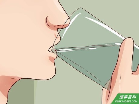 Step 7 喝水。