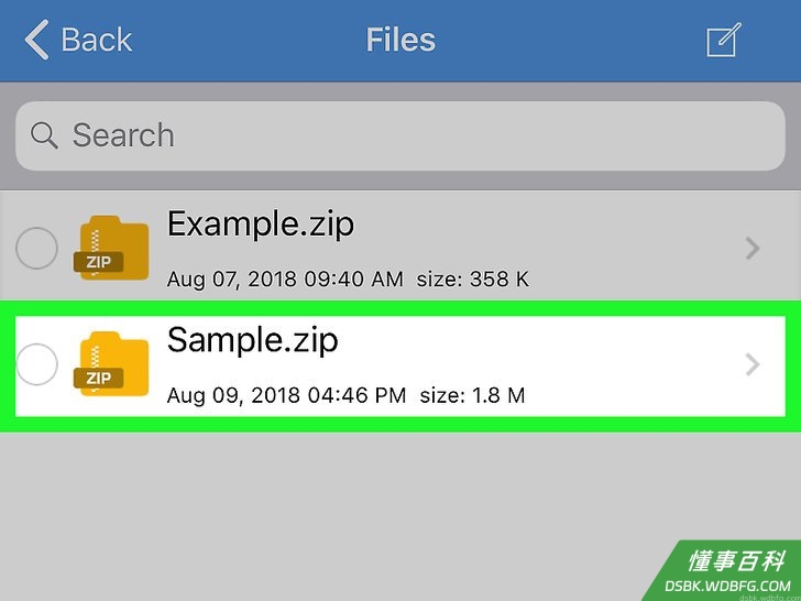 Step 1 下载iZip。