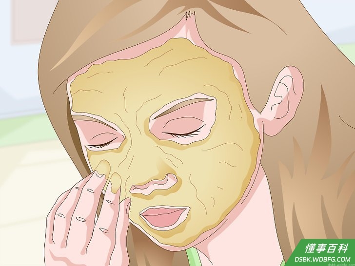 Step 3 用融化的椰子油制作保湿面膜。