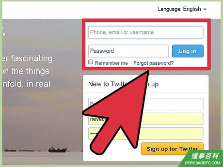 Step 1 在电脑上登录Twitter帐户。