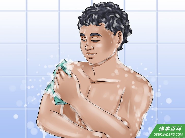 Step 2 仔仔细细清洁全身。