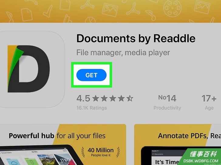 Step 5 点按“Documents by Readdle”。