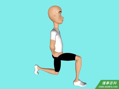 Step 9 左腿重复相同的动作。