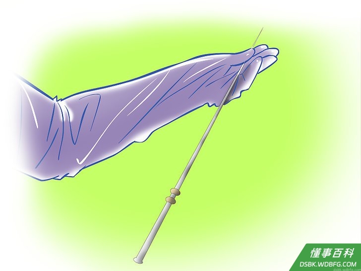 Step 9 在牛的体内缓慢移动人工授精枪、手以及手臂。