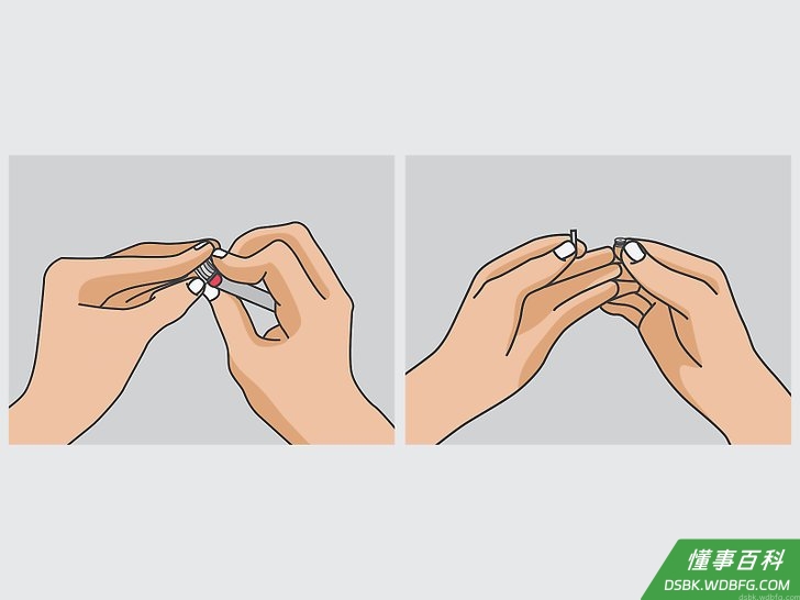 Step 5 拆开新的一次性打火机。