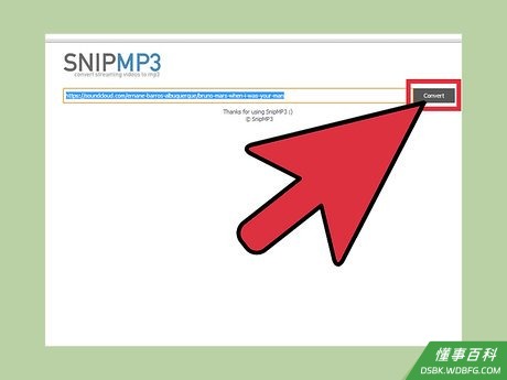 Step 3 把流音乐转变为可下载的文件。