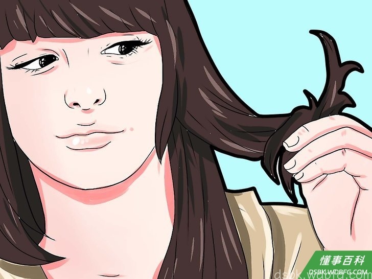 Step 5 照顾好你的头发。