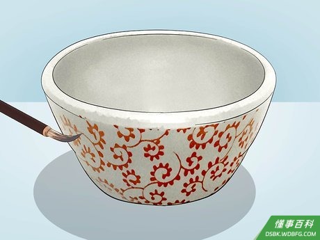 Step 2 上釉彩。