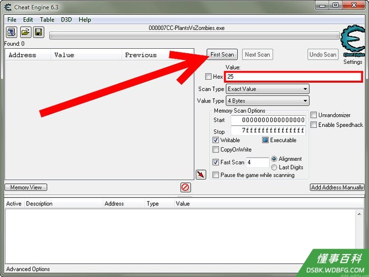 Step 7 在作弊引擎(Cheat Engine)输入新的值