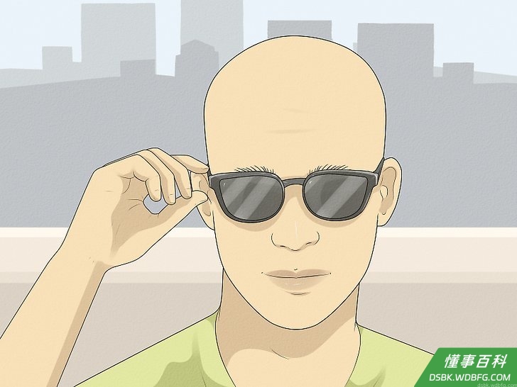 Step 2 戴眼镜和太阳镜。