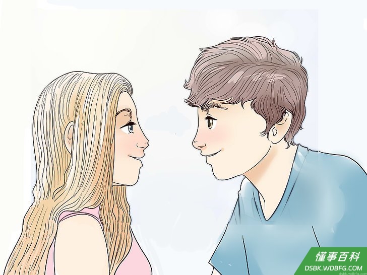 Step 1 确定对方对你的触碰不反感。