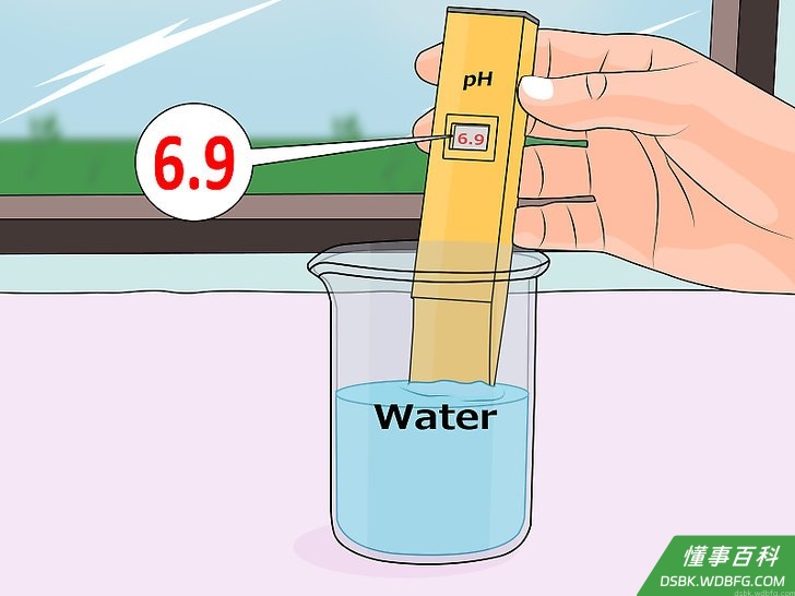 Step 3 记得测试水的酸碱值。