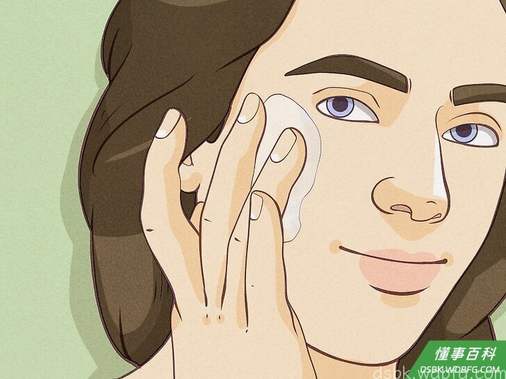 Step 5 如果你不喜欢拍打的方法的话,也可以使用向外涂抹的方法。