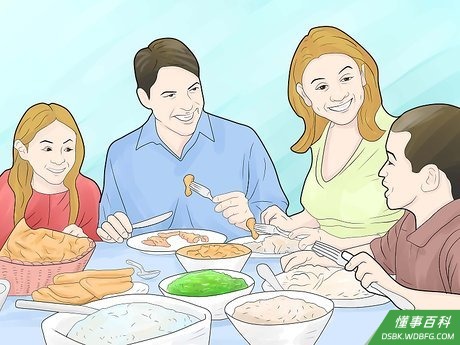 Step 3 每晚都要陪孩子吃晚饭。