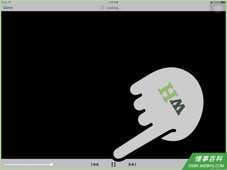 Step 7 你的iPad现已被镜像输出到Apple TV。