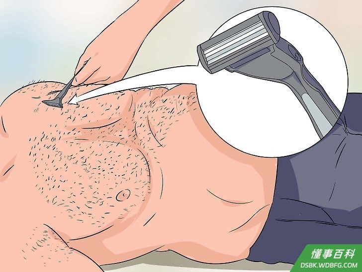 Step 3 对病人进行胸部处理。