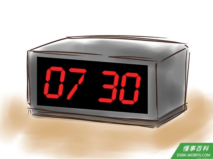 Step 6 在附近放一个钟。