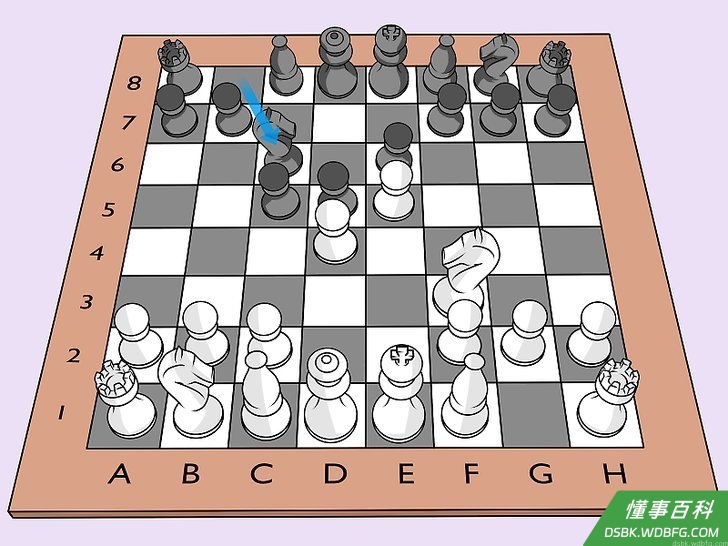 Step 4 将你的马走到c6。